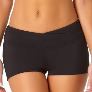 Anne Cole Twist-Front Shorty Bikini Bottoms